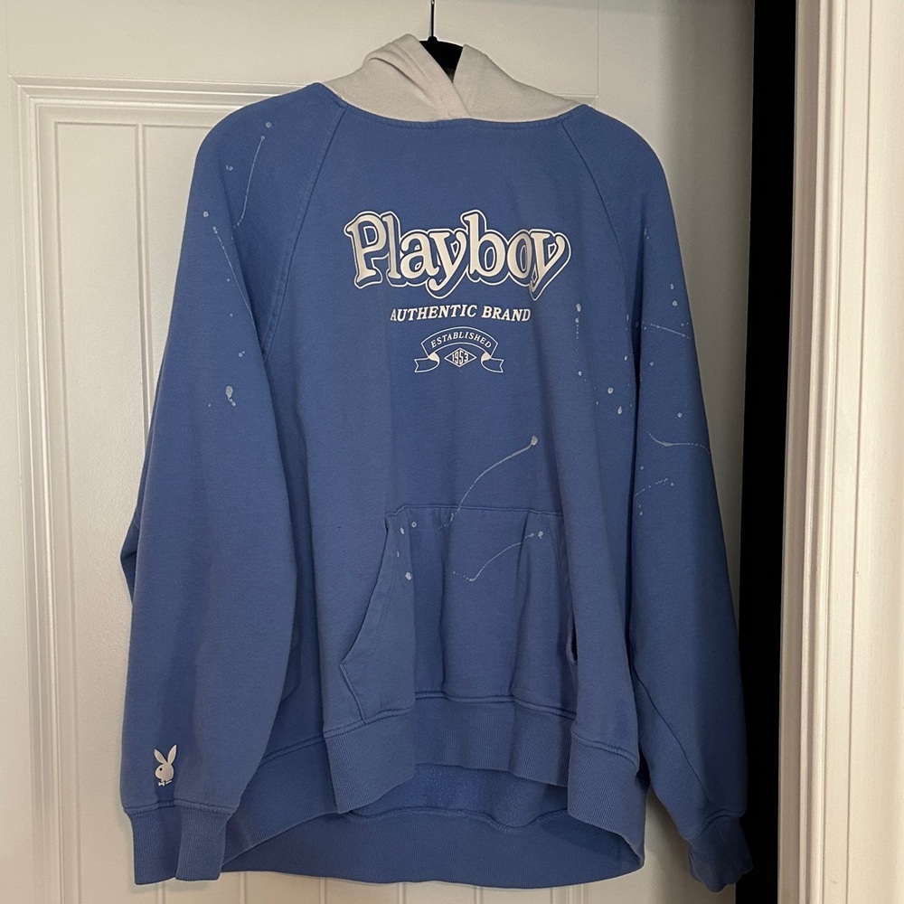 Playboy Authentic Blue Sweatshirt